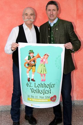 Volksfestplakat Lohhofer Volksfest